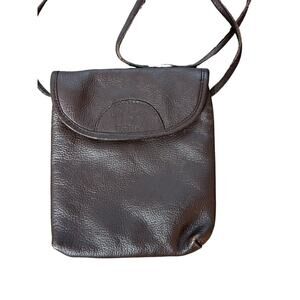 Womens‎ Bag Leather Crossbody Shoulder Casual Small Brown Genuine Barganza